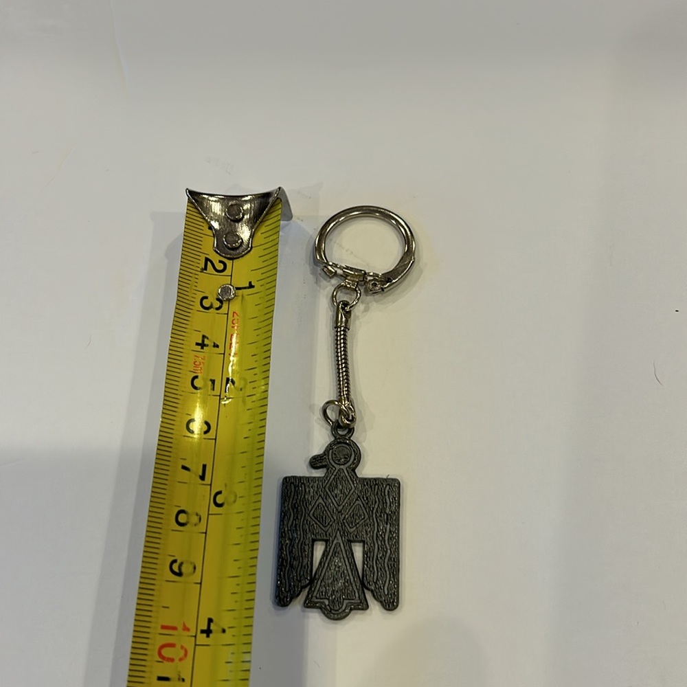 Vintage Keychain Native Thunderbird Key Ring - image 7
